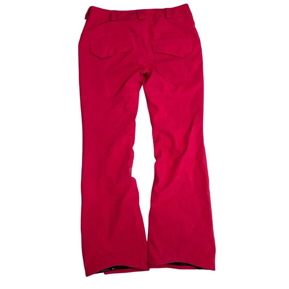 Volcom women's dark hot pink ski snowboard Transfer modern straight pants size L - Picture 2 of 12